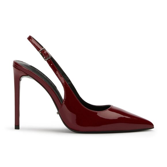 Tony Bianco Shoes - Tony Bianco Asti Sling Back in Bordeaux Patent shiny red leather high heel